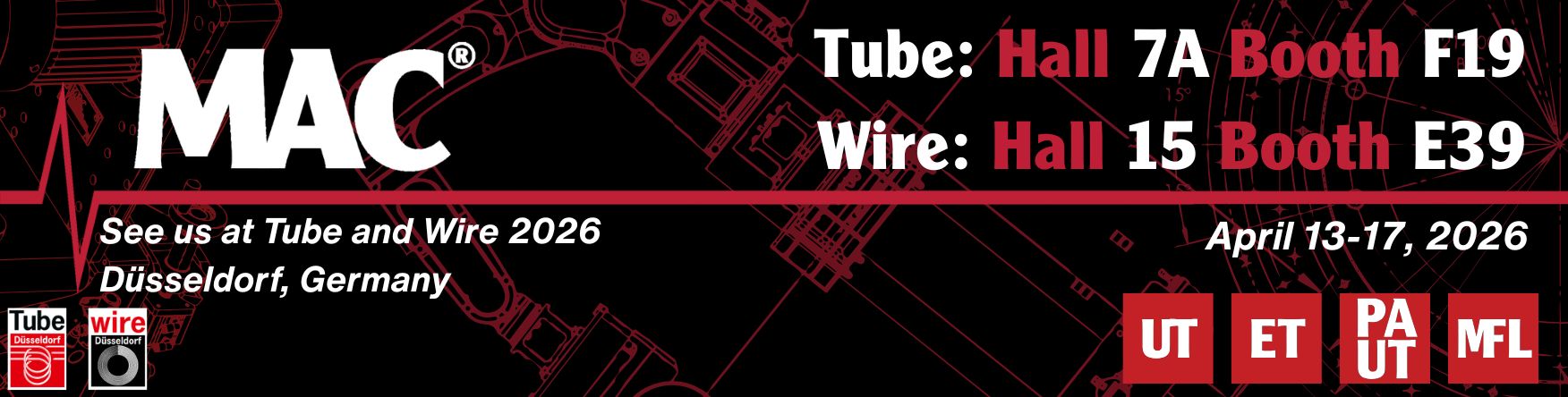 MAC® at Tube and Wire 2026 in Düsseldorf, Germany