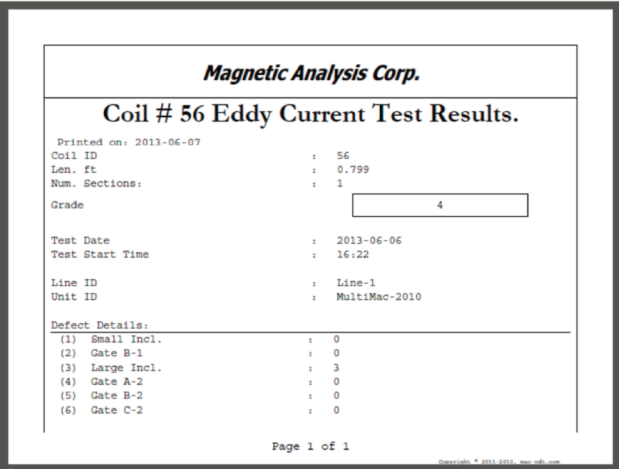 QUALITY GRADING SOFTWARE