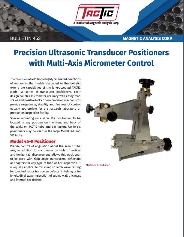 BULLETIN 453 - Positioners