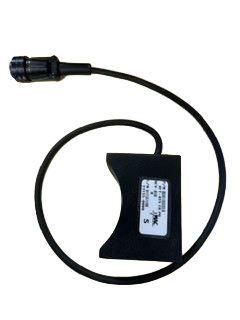 null tangent coil for shaped product eddy current inspection 