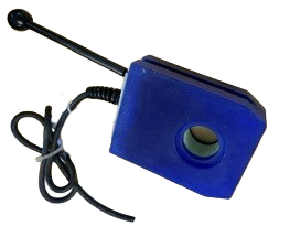 Blue encircling eddy current coil for eddy current system inspections of bar, wire or small diameter tube, used with ect machines